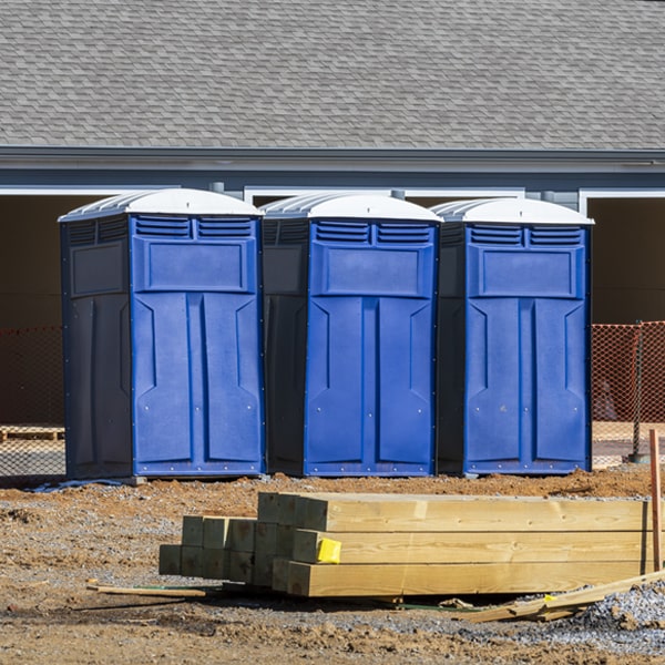 are there any restrictions on what items can be disposed of in the portable toilets in Stirling City CA